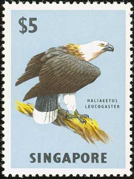 Singapore Eagle Stamp